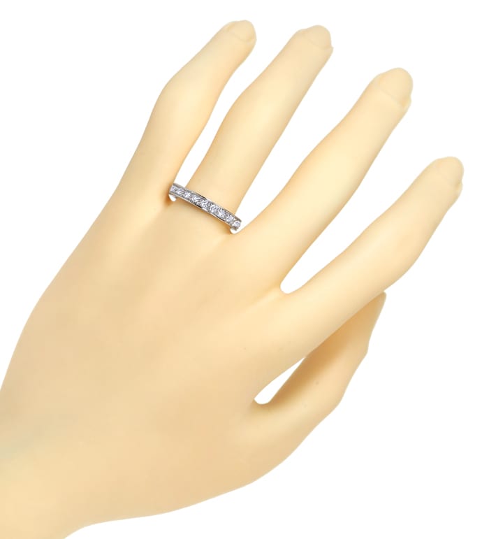 Foto 4 - Voll Memory Ring mit 0,55ct Spitzen Diamanten-Weißgold, S1645